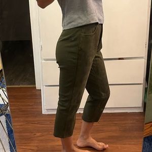 Absolu Paris suede capris trousers *vintage*